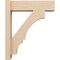 Ekena Millwork 6-in W x 20-in D x 24-in H Balboa Block Rough Cedar Woodgrain TimberThane Outlooker, Primed Tan OUTUR060X20X24BOA44RCPR - alternate 4
